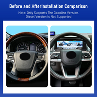 Compteur de vitesse numérique pour tableau de bord de voiture sous système Linux pour Toyota Land Cruiser Prado 2010-2017, écran LCD, groupe d'instruments virtuels