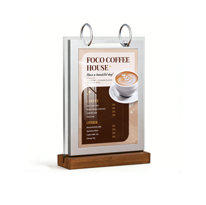 Elegante Soporte Ergonómico <span class=keywords><strong>de</strong></span> Acrílico para Múltiples Páginas, Exhibidor <span class=keywords><strong>de</strong></span> Documentos para Vestíbulo <span class=keywords><strong>de</strong></span> Banco, Oficina <span class=keywords><strong>de</strong></span> Abogados, Marco Profesional para Negocios - Product Image 4