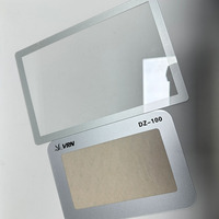 Panneau frontal en verre anti-traces de doigts renforcé chimiquement, impression personnalisée sur soie pour équipement électronique