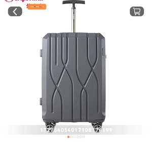 Vente chaude Antidérapant Et Résistant À L'usure 20 Pouces Élégant Gris Diplomate Single Rod <span class=keywords><strong>Valise</strong></span> - Product Image 3