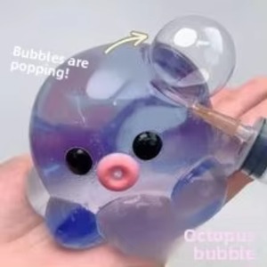 Nouveau Jouet Sensoriel Anti-Stress TikTok en Forme de Pieuvre Effet Boue à Presser, à Bulles et à Rebond Lent, pour Soulager la Colère et la Tension - Product Image 3