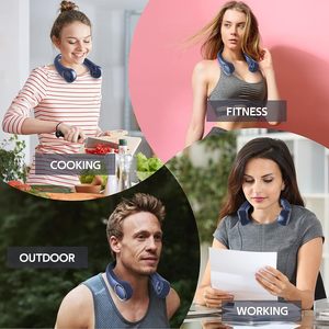 Ventilador sin Aspas Recargable de 800 mAh, el Más Vendido en 2025, Ventilador de Cuello Portátil USB Mini con Batería Recargable - Product Image 4