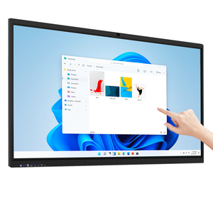 65 75 86 lavagna intelligente lavagna a schermo piatto interattivo da 98 100 pollici Touch Screen per la scuola - Product Image 1