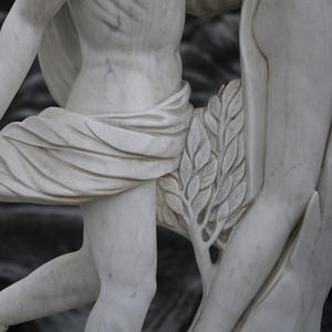 Statues en marbre blanc Apollon et Daphné Figures mythologiques grecques personnalisées Figurine artisanale en pierre gravée de style ange - Product Image 5