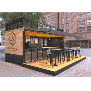 Piccola barra d'acciaio del caffè <span class=keywords><strong>Mobile</strong></span> prefabbricata portatile del chiosco per il negozio del caffè nella progettazione leggera della Villa del contenitore di spedizione - Product Image 6