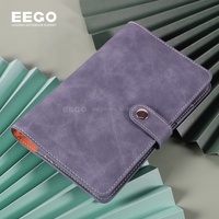 Portefeuille classeur de luxe A5/A6/A7 en cuir PU, agenda de poche imprimé, organiseur de budget à feuilles mobiles, carnet de budget vierge