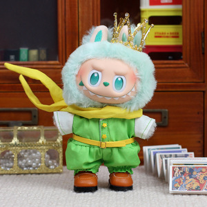 Labubu <b>Doll</b> Clothes Fairy Tale Prince Four-Piece Set Vinyl <b>Doll</b> Keychain Outfit Unisex 8-13 Years China Origin - Product Image 3