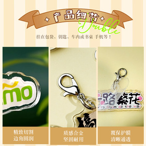 Autres porte-clés de la série suspendue, pendentifs DIY amusants avec texte inspirant et lettres anglaises, ornements suspendus pour sacs à dos de dessins animés, vente en gros - Product Image 4
