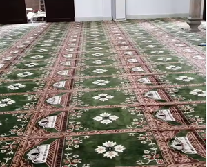 Wholesale Best Islamic Prayer Carpet Turkey Style Machine Made Polyester Jacquard Tufted for Home for Muslim Mosque Prayer Mat - Product Image 5