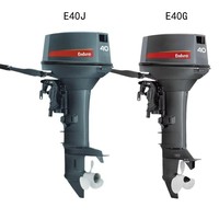 Motor fueraborda de gasolina de alta resistencia 50HP 60HP de eje largo refrigerado por agua para embarcaciones de trabajo comercial