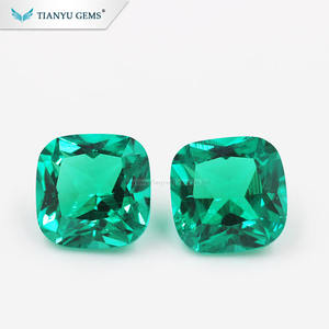 Nuovo Arrivo Smeraldo <span class=keywords><strong>Verde</strong></span> Creato in Laboratorio Taglio Cuscino 7x7mm <span class=keywords><strong>Verde</strong></span> Intenso Trattato Termicamente con Cambiamento <span class=keywords><strong>di</strong></span> <span class=keywords><strong>Colore</strong></span> Gemma Sciolta Prezzo <span class=keywords><strong>di</strong></span> Fabbrica - Product Image 2