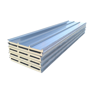 Paneles Acústicos <span class=keywords><strong>de</strong></span> Materiales, Panel Sándwich <span class=keywords><strong>de</strong></span> Poliuretano, Paneles para Cámaras Frigoríficas, 50 mm 75 mm, Paneles Sándwich <span class=keywords><strong>de</strong></span> Pared con <span class=keywords><strong>Aislamiento</strong></span> Acústico - Product Image 2