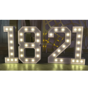 LED Marquee Letter Lights Sign Light up Alphabet Numbers for <strong>18th</strong> <strong>Birthday</strong> <strong>Party</strong> <strong>Decoration</strong> - Product Image 4