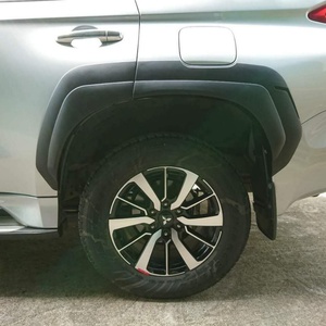 KQD Brand Wholesale 4x4 Car Accessories ABS <b>Plastic</b> Black <b>Wheel</b> Arch Fender Flare for MITSUBISHI Pajero Sport 2016-on - Product Image 4