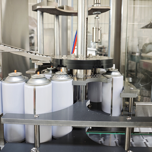 Machine de capsulage automatique pneumatique pour aérosols en acier inoxydable, pour l'emballage chimique et alimentaire (métal et plastique) - Product Image 3