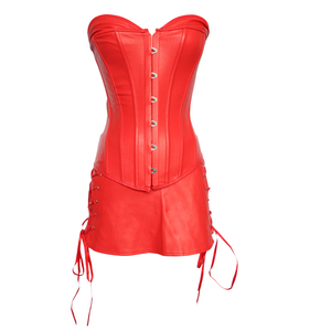 Sexy Sortir Vêtements, Seksy Robes Vinyle Robe Corset - Product Image 1