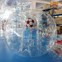 Ballon de football à bulles gonflable, jouet sportif en PVC/TPU, impression de logo personnalisée, ballon Zorb, garantie 3 ans, modèle Chengxin Inflatables
