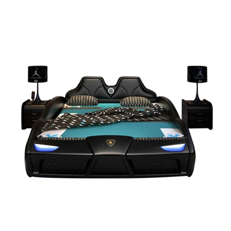 cool Lamborghini Car-bed creative Children bed with protection guardrail children toy bed