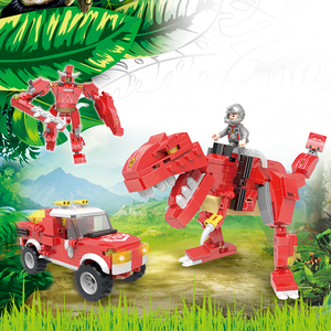 COGO 3 en 1 Educativo, 262 Piezas, Camión Robot Dinosaurio Transformable, Bloques <span class=keywords><strong>de</strong></span> Construcción, <span class=keywords><strong>Juguetes</strong></span> para Niños - Product Image 6