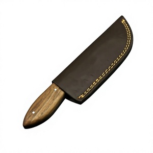 Cuchillo de Caza Hecho a Mano de Acero con Alto Contenido de Carbono, Cuchillo de Camping con Mango de Madera DIY, Hoja Fija, Precios Económicos para Minoristas - Product Image 4