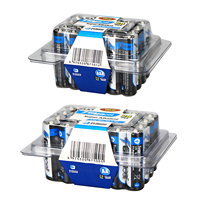 Pilas Alcalinas Super AAA LR6 de 1.5V, Batería Primaria Seca para Juguetes, Control Remoto, Automóviles