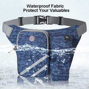 Sac de taille de course étanche avec <span class=keywords><strong>porte</strong></span>-bouteilles d'eau <span class=keywords><strong>ceinture</strong></span> lombaire <span class=keywords><strong>randonnée</strong></span> marche course Jogging Camping <span class=keywords><strong>bouteille</strong></span> non incluse - Product Image 2
