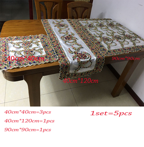 <span class=keywords><strong>Tovaglia</strong></span> da sposa in pizzo Vintage di lusso con ricami Country per aggiungere eleganti corridori al tuo giorno speciale - Product Image 2