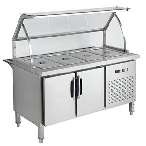 Chariot mobile avec plateau en verre, pour les restaurants, les hôtels, les valises, 3 à 6 poêles - Product Image 2