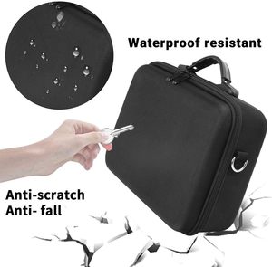 Estuche Rígido de Gamuza Taessv <span class=keywords><strong>Hyperice</strong></span>/Plus con 5 Ranuras para Accesorios, Impermeable, Antigolpes, Bolsa de Almacenamiento Portátil para Dispositivos de Masaje, Color Negro - Product Image 3