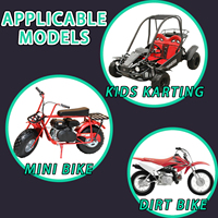 420 lien chaîne maître lien acier au carbone robuste pour 50cc 70cc 90cc 110cc 125cc Dirt Bike Quad Buggy Mini vélo Pit Atv Scooter