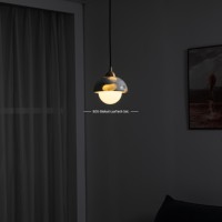 Lámpara Colgante Minimalista Cautivadora de Lujo, de Cobre, Mármol y Cristal en Forma de Cilindro y Lágrima, Lámpara de Isla Moderna para Bar