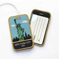 Etiquetas y Parches de Tela Lavables Bordados Personalizados para Maletas de Viaje con Logotipo Personalizado al por Mayor