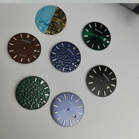 Pièces de montre en laiton luminescentes personnalisées avec chiffres arabes pour cadran de remplacement NH35 NH36, accessoires de montre fabriqués pour montres arabes