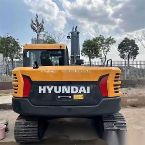 Excavatrice sur chenilles hydraulique Hyundai HX80 de 8 tonnes fabriquée en Corée, prix bas, machinerie d'excavation - Product Image 6