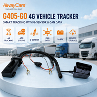 Traceur GPS Commercial AlwayCare pour Véhicules Mini CAN avec Capteur G, 4G, BeiDou, Étanche, Application Android, PC, Consommation de Carburant et Moteur