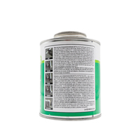 Pegamento de PVC Gris de Fijación Media, Cemento Solvente de PVC de Grado Industrial 118ml, Alta Resistencia a la Presión para Tuberías y Accesorios de UPVC