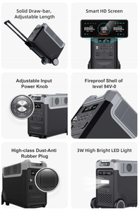 高容量家用太阳能备份室外电源使用3600瓦便携式电站 - Product Image 5