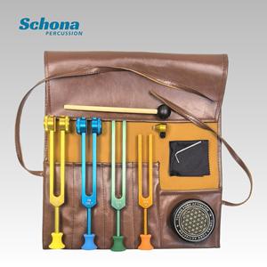 Sets de diapasons de guérison des chakras Solfeggio sacrés avec sac – Outils de thérapie sonore, de vibration et de musique pour le yoga - Product Image 2