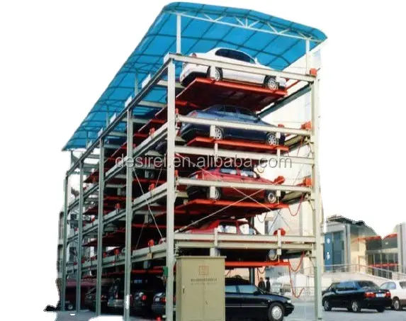 factory price mechanical multi-level lift sliding automated puzzle car parking system