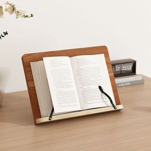 Soporte de lectura con péptidos Xi, estantería de escritorio de tablero artificial de nogal medio para práctica de caligrafía para niños - Product Image 2