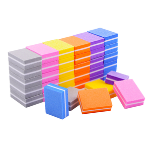Set blok pengamplasan penyangga kuku Mini, blok File persegi 100/180 buah 50 buah blok penyangga kuku Mini - Product Image 2