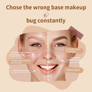 Fond de teint liquide éclaircissant personnalisé marque privée <span class=keywords><strong>maquillage</strong></span> visage correcteur teinté BB crème SPF 50 longue tenue couverture complète finition mate - Product Image 2