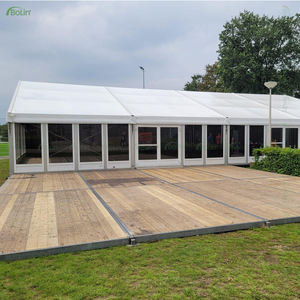 Chapiteau de luxe tente événementielle avec mur en ABS verre double porte PVC couverture de toit pour les entreprises de <span class=keywords><strong>location</strong></span> de fête entreposage et sport - Product Image 5