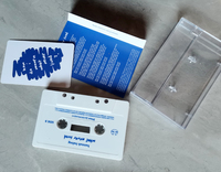 Impression couleur en vrac personnalisée directement sur cassette et cassette audio blanche Duplication de cassette de musique personnalisée
