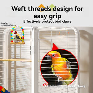 Nouveauté 2026, cage à oiseaux sauvages moderne et classique, vue panoramique, cage à perroquets en fer, plateau en plastique, emballage en palette, utilisation en extérieur - Product Image 4