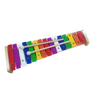 Xilófono de Bambú Orff de 15 Notas, 6 Piezas, Instrumento Musical Educativo para la Primera Infancia, Marimba para Actuaciones Infantiles - Product Image 1
