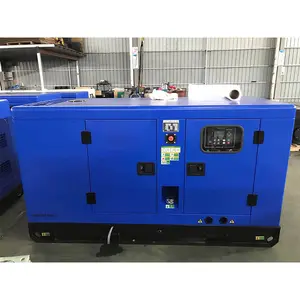 single phase 15kw 15 kva 3 phase water cool 15kw power diesel generator color blu 380v set