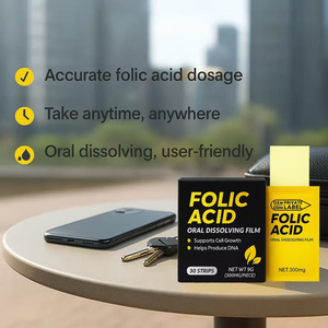 Suplemento Dietético en Película Oral de Ácido Fólico, el Más Vendido, con Vitaminas que Favorecen el Crecimiento Celular - Product Image 4