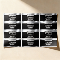 Autocollants personnalisés en vinyle imperméable pour petites bouteilles, finition brillante ou mate argentée, code-barres personnalisé, estampage à chaud argenté, artisanat, 3ml/10ml/30ml