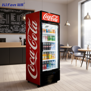 Vente directe d'usine, refroidisseur de boissons commercial avec porte vitrée et éclairage LED, réfrigérateur à refroidissement direct pour magasin - Product Image 3